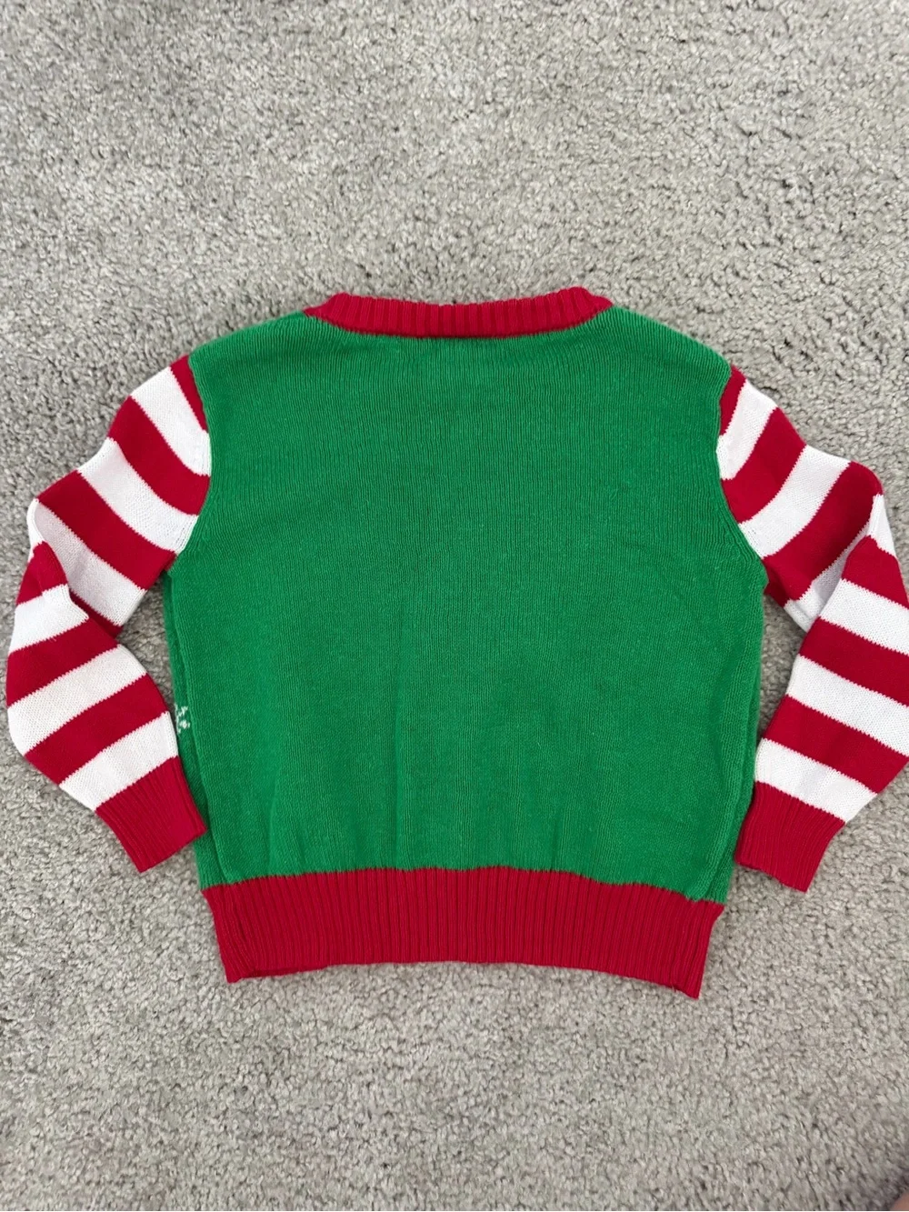 Dr. Seuss Green Red White 'Define Naughty' Grinch Holiday Sweater